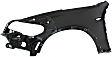 Front, Passenger Side Fender, With Head Lamp Washer Hole