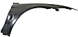 Front, Passenger Side Fender, Base Model, Without Molding Holes