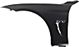 Front, Driver Side Fender, Base Model, Without Molding Holes