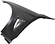 Front, Driver Side Fender, Base Model, Without Molding Holes