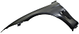 Front, Driver Side Fender, Base Model, Without Molding Holes