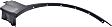 2007-2010 BMW X3 - Front, Passenger Side Fender Trim, Textured Black, 6 Cyl., 3.0L Engine