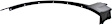 Front, Driver Side Fender Trim, Textured Black, 6 Cyl., 3.0L Engine