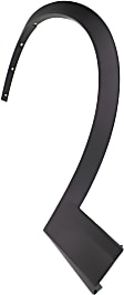 Front, Driver Side Fender Trim, Textured Black