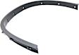 Front, Driver Side Fender Trim, Textured Black