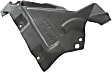 Front, Passenger Side, Rear Section Fender Liner, Base Model, 6 Cyl., 3.0L Engine, Convertible/Coupe, Lower Reinforcement Panel