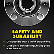 1980-1985 Cadillac Seville - Front, Driver or Passenger Side Wheel Hub, With Bearing, 5 x 4.75 in. Bolt Pattern