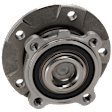 Front, Driver or Passenger Side Wheel Hub, With Bearing, 5 x 4.66 in. Bolt Pattern, Base Model