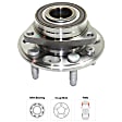 Front or Rear, Driver or Passenger Side Wheel Hub, With Bearing