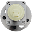 Rear, Driver or Passenger Side Wheel Hub, With Bearing, With Sensor, 5 x 4.53 in. Bolt Pattern