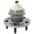 Rear, Driver or Passenger Side Wheel Hub, With Bearing, With Sensor, 5 x 4.53 in. Bolt Pattern
