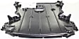 Rear Engine Splash Shield, Base Model, 6 Cyl., 3.0L Engine