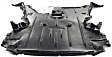 Rear Engine Splash Shield, Engine Under Cover, Includes Aluminum Pad, 6 Cyl., 3.0L Engine