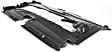 Driver Side Engine Splash Shield, Lateral Floor Cover, Includes Aluminum Pad, Base Model