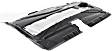 Driver Side Engine Splash Shield, Lateral Floor Cover, Includes Aluminum Pad, Base Model