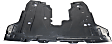 Front Engine Splash Shield, Engine Under Cover, With Aluminum Pad