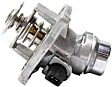 Thermostat, with Housing, 8 Cyl., 4.4L Engine, Blade Type, 2-Prong Male Terminal	