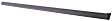Front, Passenger Side Door Molding and Beltlines, Black, With Chrome Trim, Base Model