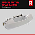 2000-2006 BMW X5 - Front, Driver Side Unfinished Exterior Door Handle, Without Key Hole