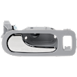 2009 Buick LaCrosse - Front, Driver Side Light Gray bezel with chrome lever Interior Door Handle, ,Sedan