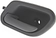 Front, Driver Side Interior Door Handle, Textured Black, Without Door Lock Hole, Base Model