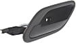 Front, Driver Side Interior Door Handle, Textured Black, Without Door Lock Hole, Base Model