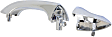 Front, Driver Side Chrome Exterior Door Handle, With Key Hole