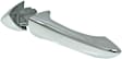 Rear, Driver Side Chrome Exterior Door Handle, Without Key Hole