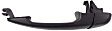 Front, Driver Side Exterior Door Handle, Textured Black, Without Key Hole, Base Model