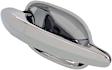 2006 BMW 525i - Front Or Rear, Passenger Side Chrome Exterior Door Handle, Without Key Hole, 4-Door, Sedan
