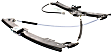 Front, Passenger Side Power Window Regulator, Without Motor
