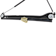 Front, Driver Side Power Window Regulator, Without Motor