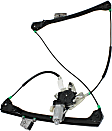 Front, Driver Side Power Window Regulator, With Motor