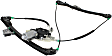 Front, Driver Side Power Window Regulator, With Motor