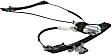 Front, Driver Side Power Window Regulator, With Motor