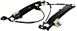 Front, Driver Side Power Window Regulator, Without Motor