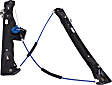 2014 BMW 328i - Front, Driver Side Power Window Regulator, Without Motor