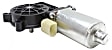 Front, Driver Side Window Motor, New