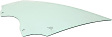 Front, Driver Side Door Glass, Green Tint, Without Clips, Replaces NAGS No. FD22617 GTNN