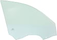 Front, Passenger Side Door Glass, Green Tint, Without Clips, Replaces NAGS No. FD25622 GTNN