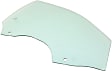 Front, Passenger Side Door Glass, Green Tint, Without Clips, Replaces NAGS No. FD25622 GTNN