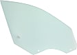 Front, Driver Side Door Glass, Clear, Without Clips, Replaces NAGS No. FD24760 GTNN