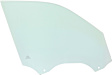 Front, Driver Side Door Glass, Green Tint, Without Clips, Replaces NAGS No. FD23379 GTNN