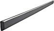 Rear, Driver Side Door Molding and Beltlines, Black, With Chrome Trim, Base Model