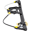Rear, Driver Side Power Window Regulator, Without Motor