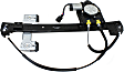 2008 Chevrolet Trailblazer - Rear, Passenger Side Power Window Regulator, With Motor