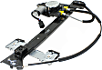 2008 Chevrolet Trailblazer - Rear, Passenger Side Power Window Regulator, With Motor