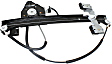 2008 Chevrolet Trailblazer - Rear, Passenger Side Power Window Regulator, With Motor