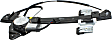 2008 Chevrolet Trailblazer - Rear, Passenger Side Power Window Regulator, With Motor