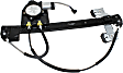Rear, Driver Side Power Window Regulator, With Motor